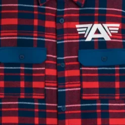 Sale * Captain America Plaid Shacket For Adults