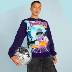 New * Darkwing Duck Pullover Sweatshirt For Adults