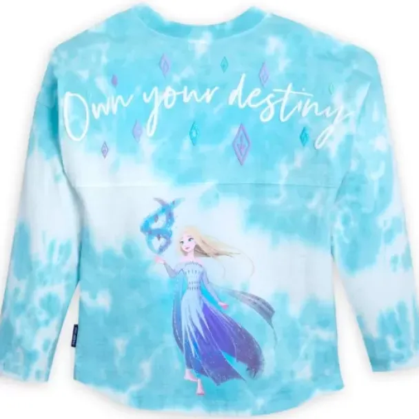 Hot * Elsa Tie-Dye Spirit Jersey For Kids – Frozen