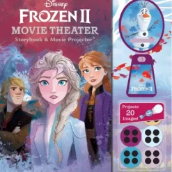 New * Frozen 2 Movie Theater Storybook And Movie Projector