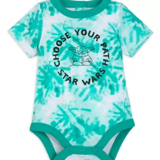New * Grogu Tie-Dye Bodysuit For Baby – Star Wars: The Mandalorian