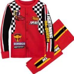 Discount * Lightning Mcqueen Racing Suit Costume Pj Pals For Kids – Cars