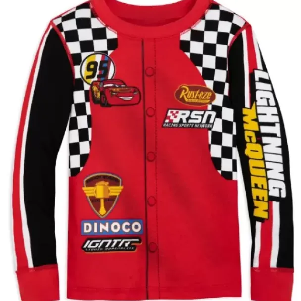 Discount * Lightning Mcqueen Racing Suit Costume Pj Pals For Kids – Cars