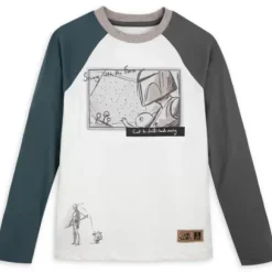Hot * Mandalorian "Strong With The Force" Raglan T-Shirt For Kids