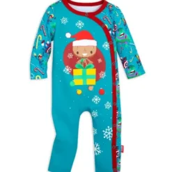 * Marvel Christmas Stretchie Sleeper For Baby