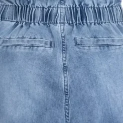 Clearance * Mickey And Minnie Mouse Drawstring Denim Pants For Women By Our Universe