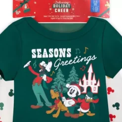 Best * Mickey Mouse And Friends Christmas Sleepwear Set For Baby