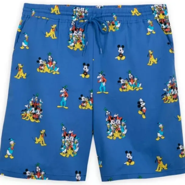 Hot * Mickey Mouse And Friends Drawstring Shorts For Adults