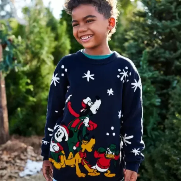 Clearance * Mickey Mouse And Friends Holiday Sweater For Kids