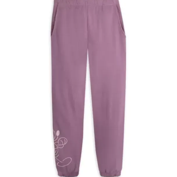 Clearance * Mickey Mouse Genuine Mousewear Sweatpants For Adults – Plum