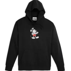 Clearance * Mickey Mouse Genuine Mousewear Pullover Hoodie For Adults – Black
