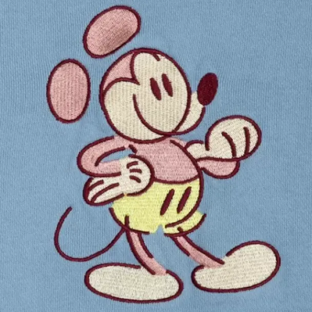 Hot * Mickey Mouse Genuine Mousewear Pullover Hoodie For Adults – Blue