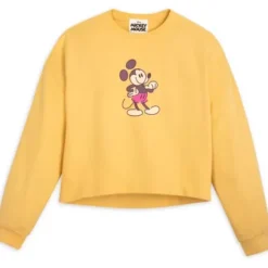 Discount * Mickey Mouse Genuine Mousewear Pullover Sweatshirt For Women – Gold