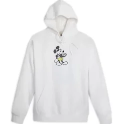 Online * Mickey Mouse Genuine Mousewear Pullover Hoodie For Adults – White