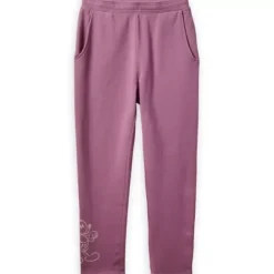 Clearance * Mickey Mouse Genuine Mousewear Jogger Sweatpants For Women – Plum