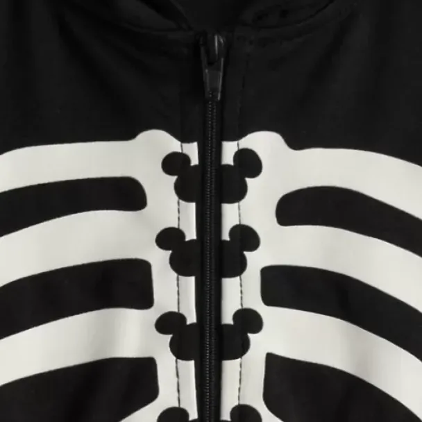 Online * Mickey Mouse Glow-In-The-Dark Skeleton Costume For Kids