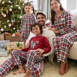 Outlet * Mickey Mouse Holiday Plaid Sleep Pants For Adults