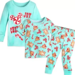 Clearance * Mickey Mouse Holiday Treats Three-Piece Sleep Set For Baby