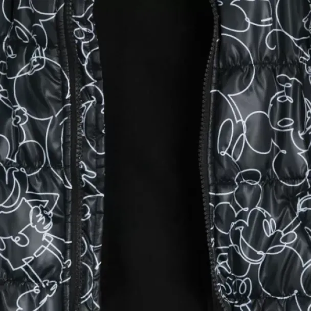 Hot * Mickey Mouse Hooded Puff Jacket