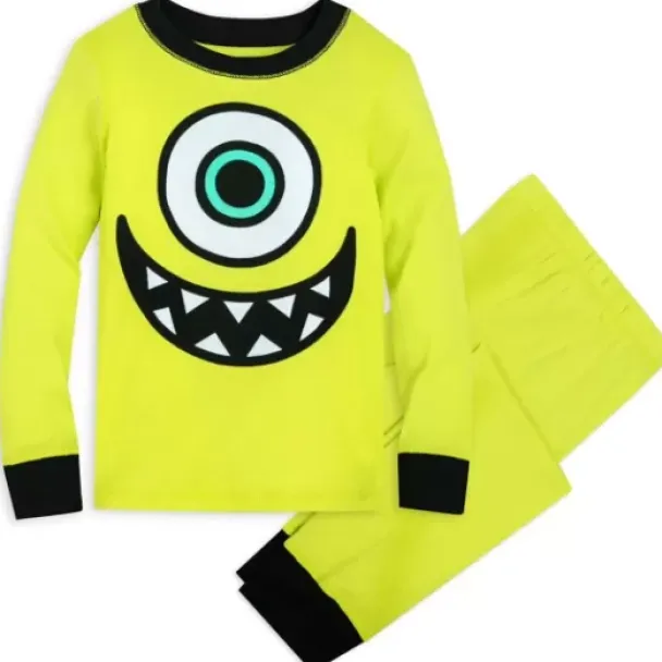 New * Mike Wazowski Costume Pj Pals For Kids – Monsters, Inc.