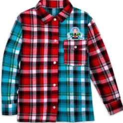 Clearance * Pixar Holiday Flannel Shirt For Kids