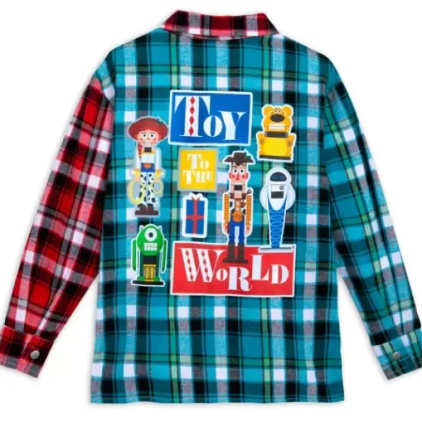 Clearance * Pixar Holiday Flannel Shirt For Kids