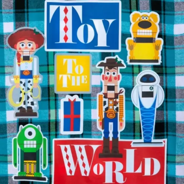 Clearance * Pixar Holiday Flannel Shirt For Kids