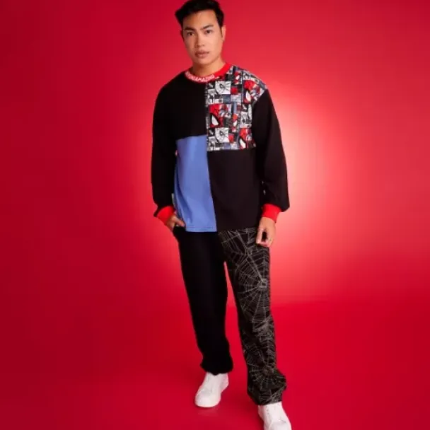 Discount * Spider-Man 60Th Anniversary Jogger Sweatpants For Adults By Ashley Eckstein