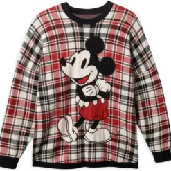 Best * Mickey Mouse Holiday Plaid Spirit Jersey Sweater For Adults – Walt World